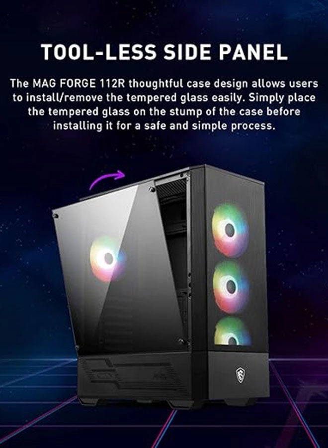 MAG FORGE 112R - Tempered Glass Side Panel Mid Tower