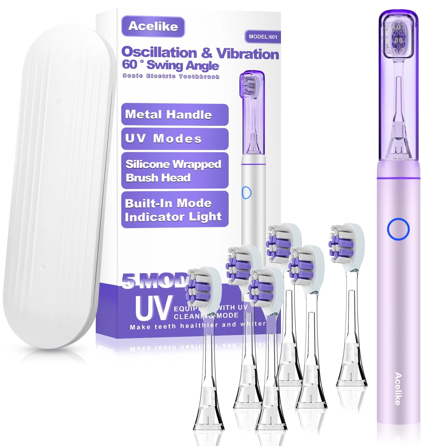 601 - UV Mode 6 Brush Heads 120 Day