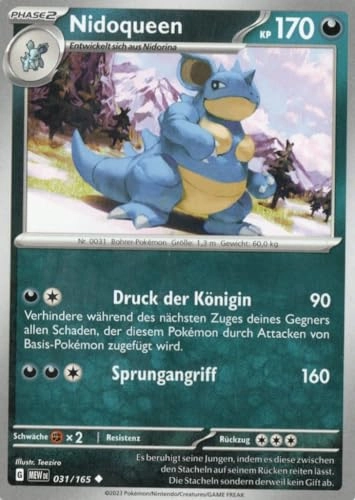 Pokemon Nidoqueen MEW 031-151 - German