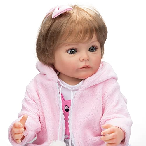 Princess Sue-Sue Reborn Baby Doll - 55 cm Silicone Blue Eyes