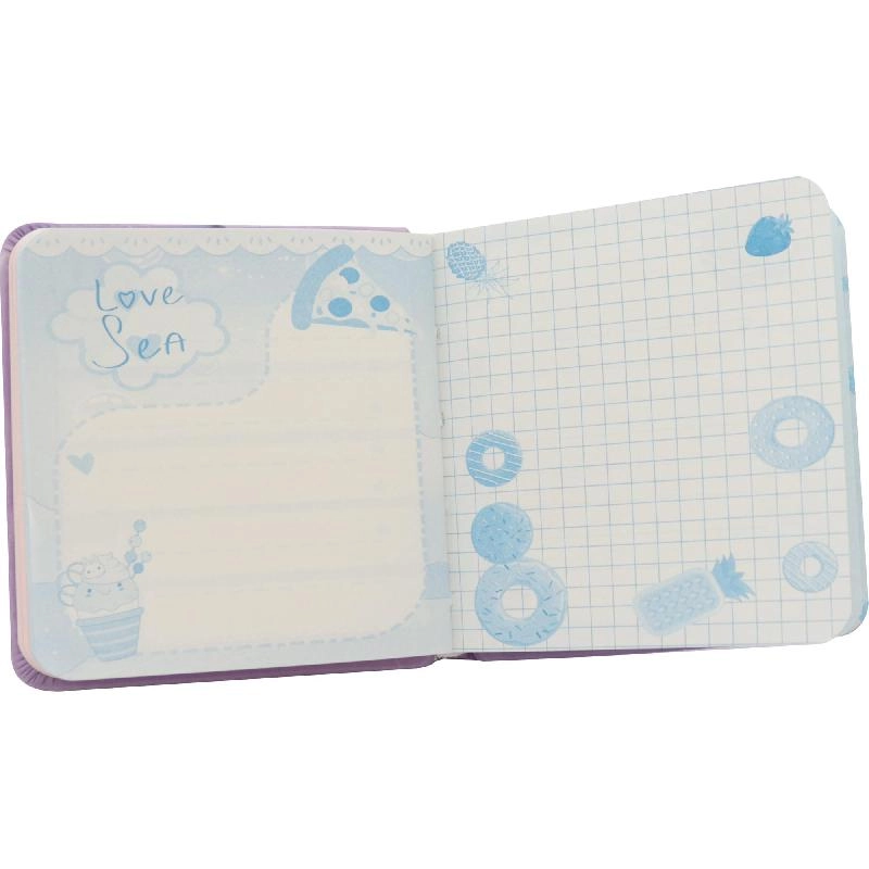 Notebook 19 X 26 cm Spiral - Grid 100 Sheets