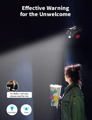 Wireless Security Camera System 3MP