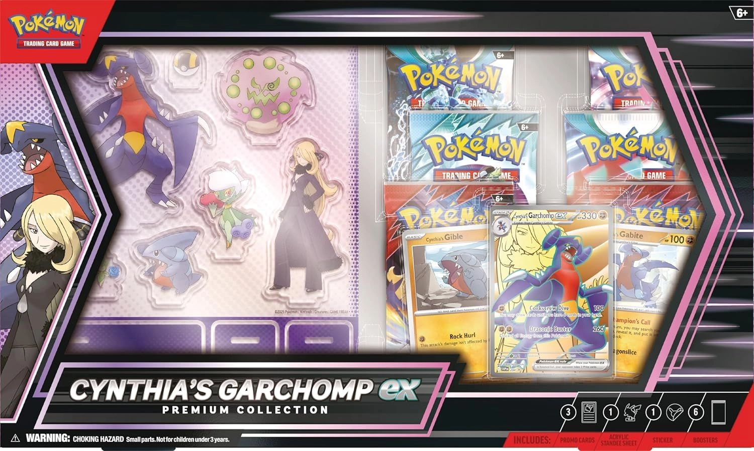Cynthia’s Garchomp ex Premium Collection - English 6pcs