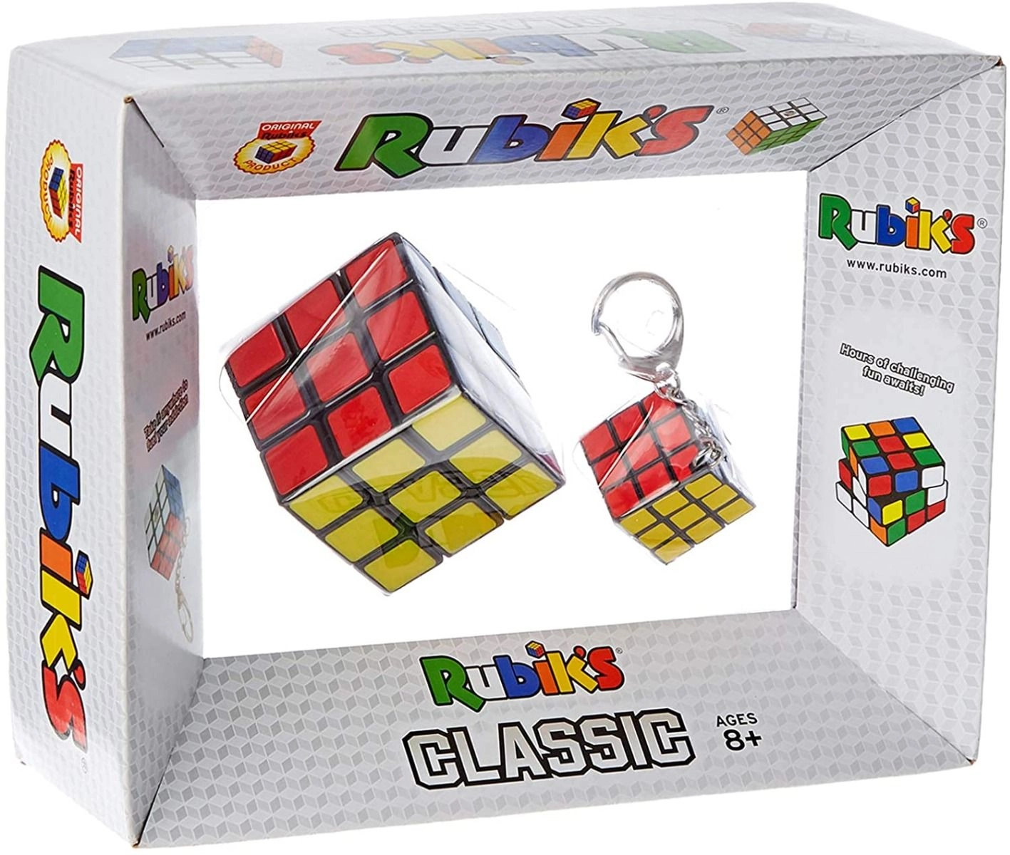 Classic 3X3 + 3X3 Keychain