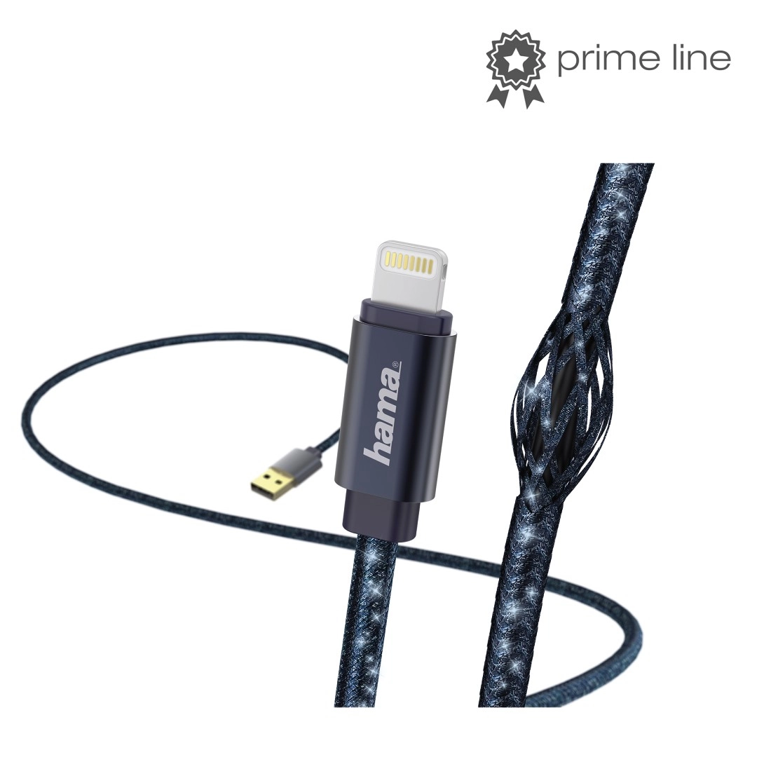 Metal charging / data cable - Lightning 1.5m