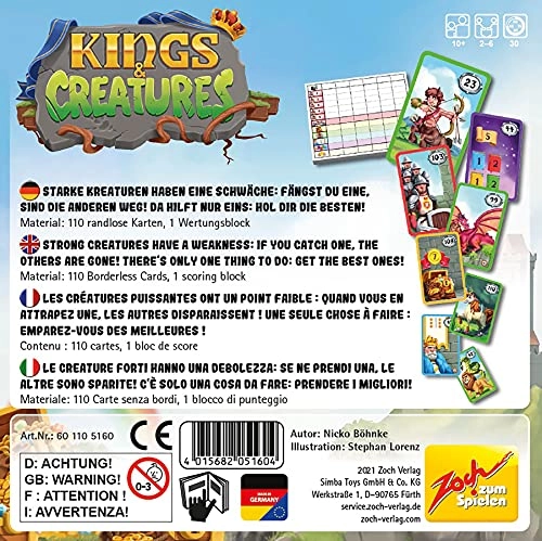 Kings & Creatures - Card Game