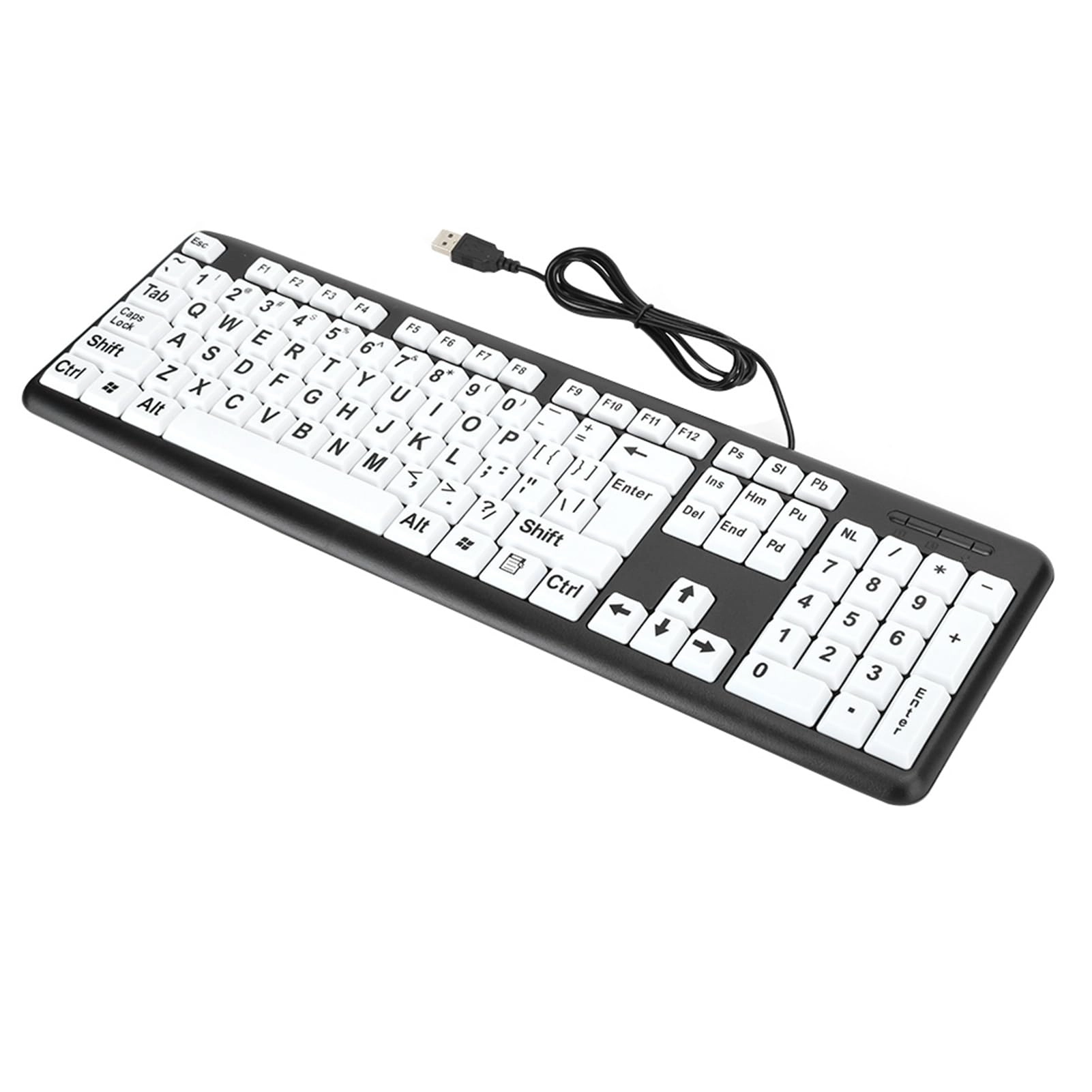 LIYJTK Low Vis-ion Keyboard - Wired