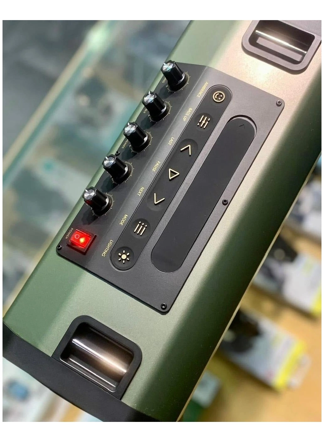 AS-BS100 - Karaoke Wireless Speaker RGB Party Light 5-6H Playtime