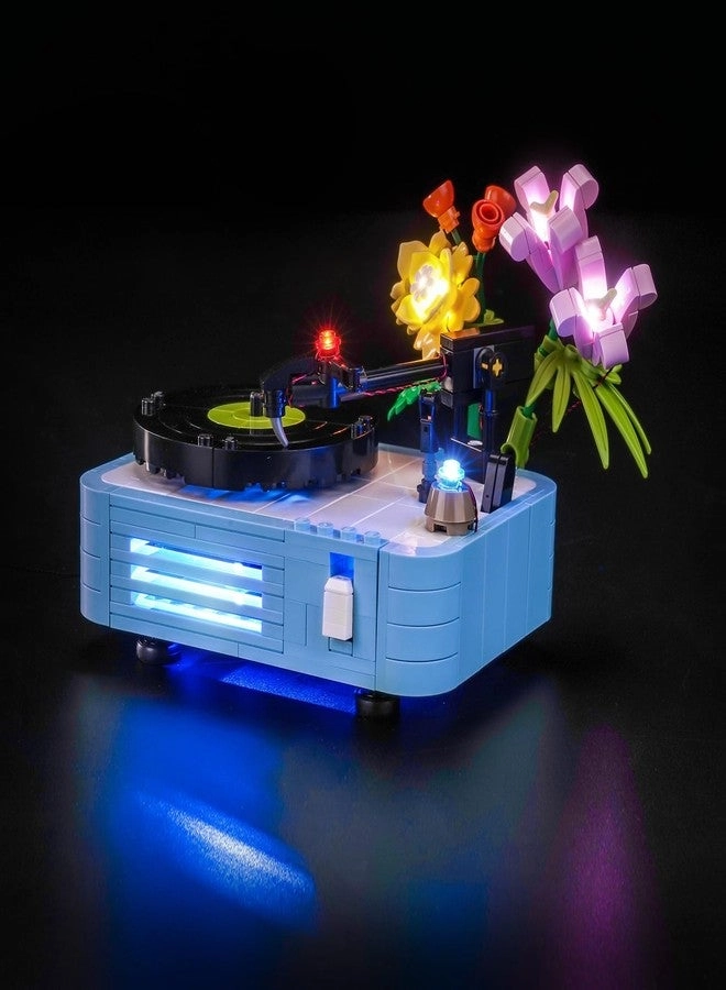 LED Lighting Compatible with Lego Record Player with Flowers 31172
