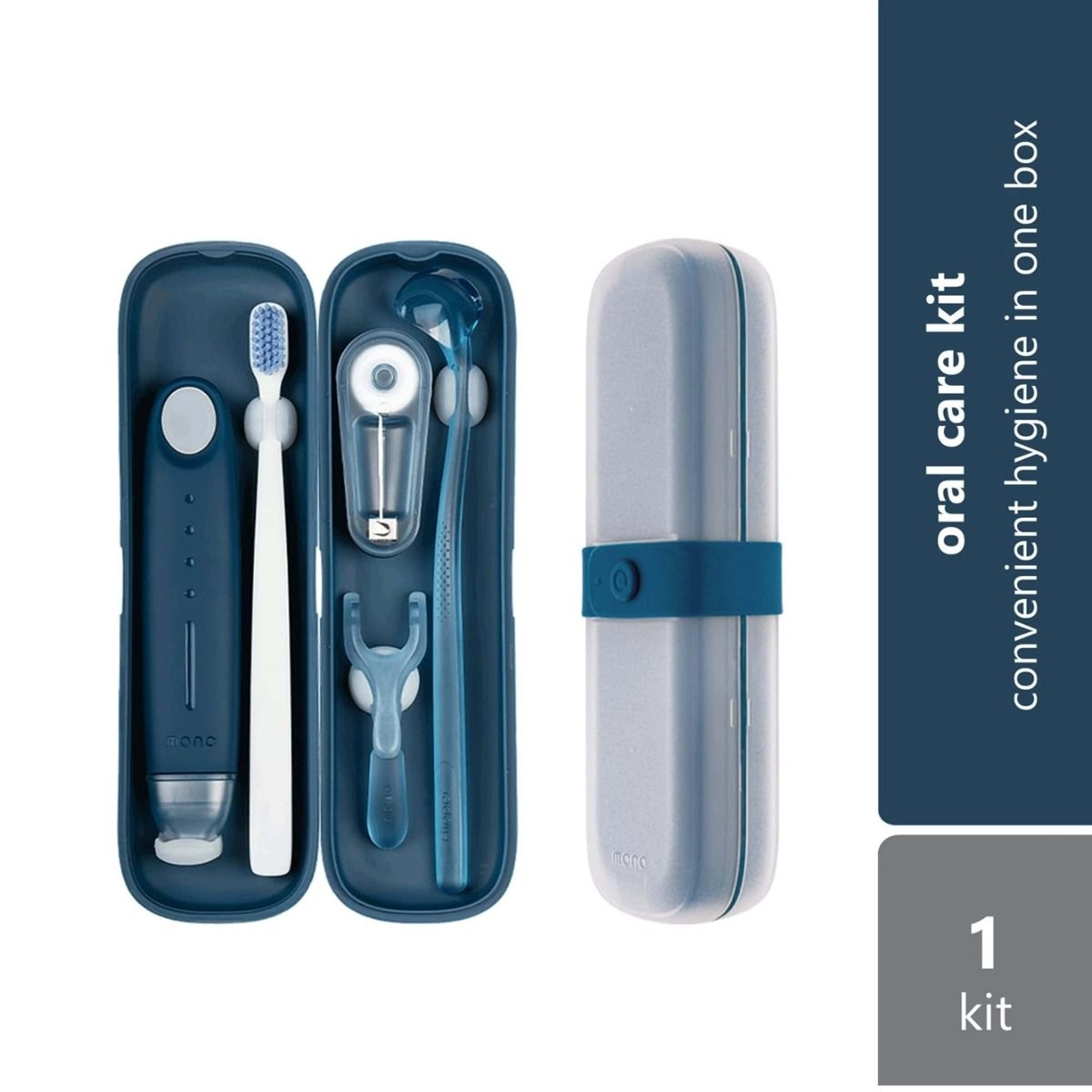 Mono Essential Oral Care Kit - Garage Navy 0.5 Kg