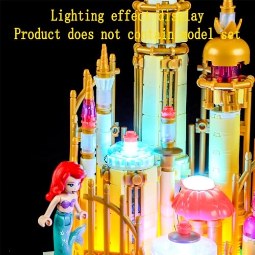 LED Light Set - Plastic Metal Ariel's Mini Castle for LEGO Ariel's Mini Castle 40708