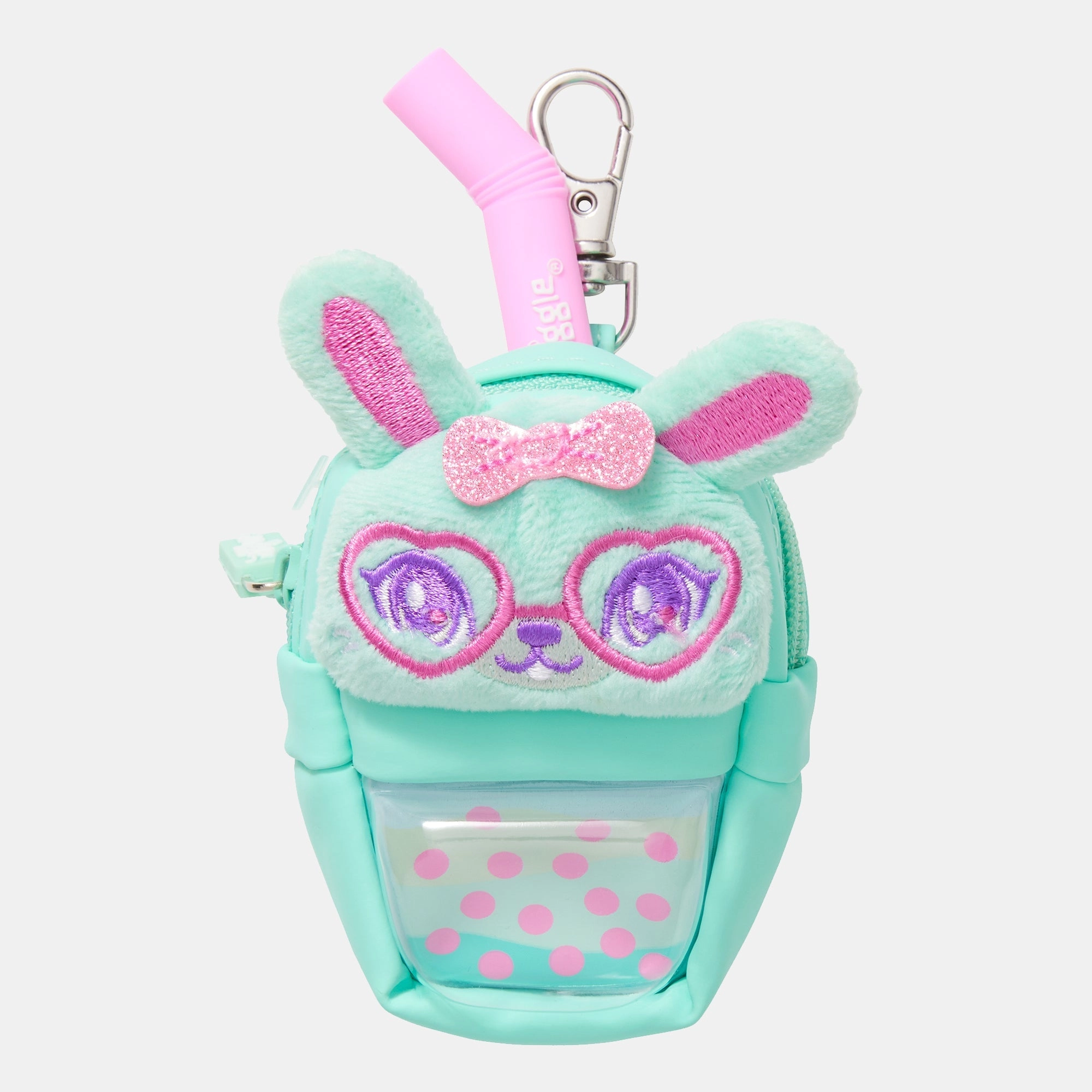 Smiggle Bubble Time Mini Pen Pals Notepad Keyring - Mini Plush Bag Keyring Mini Notebook