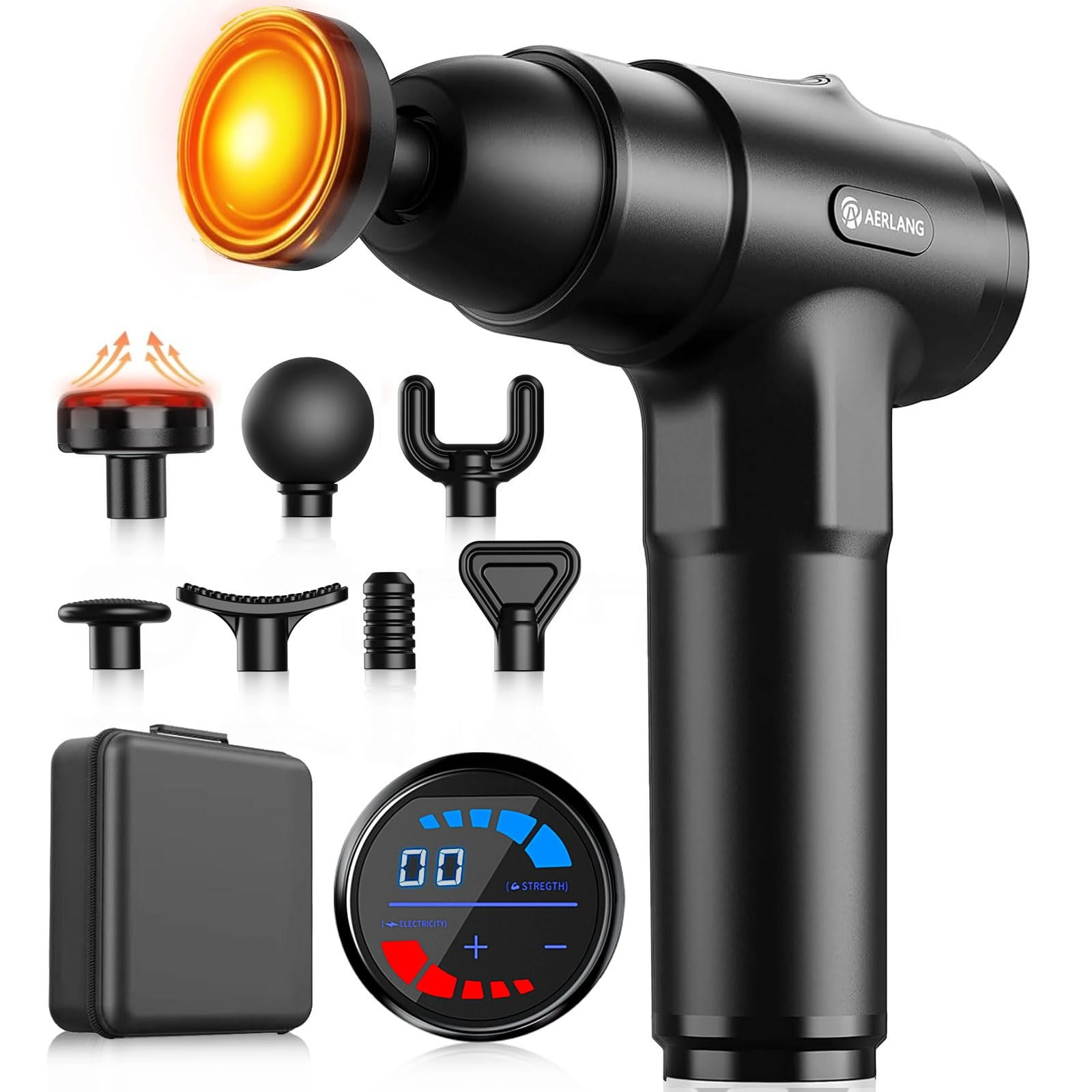 Massage Gun with Heat B0D77QGG74 Massage Gun
