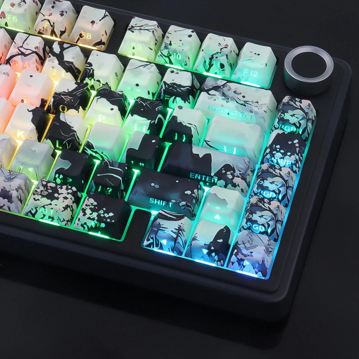 PBT Keycaps - Auxiliary, RF