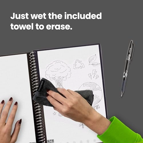 Smart REUsable Notebook Letter Spiral - Dotted 240 Pages