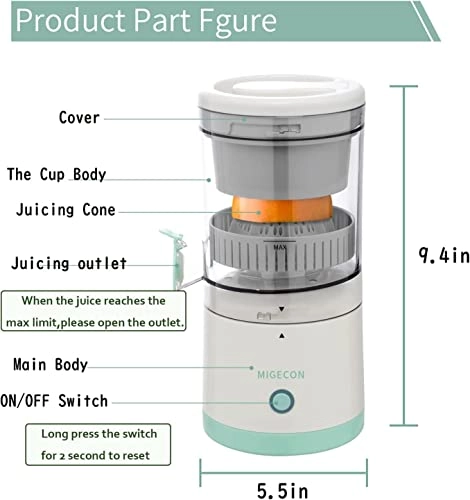 Electric Citrus Juicer - 100 watts 1 liters