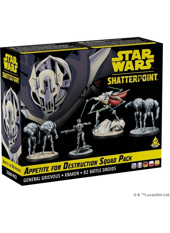 Atomic Mass Games Star Wars Shatterpoint Appetite for Destruction SQUAD PACK