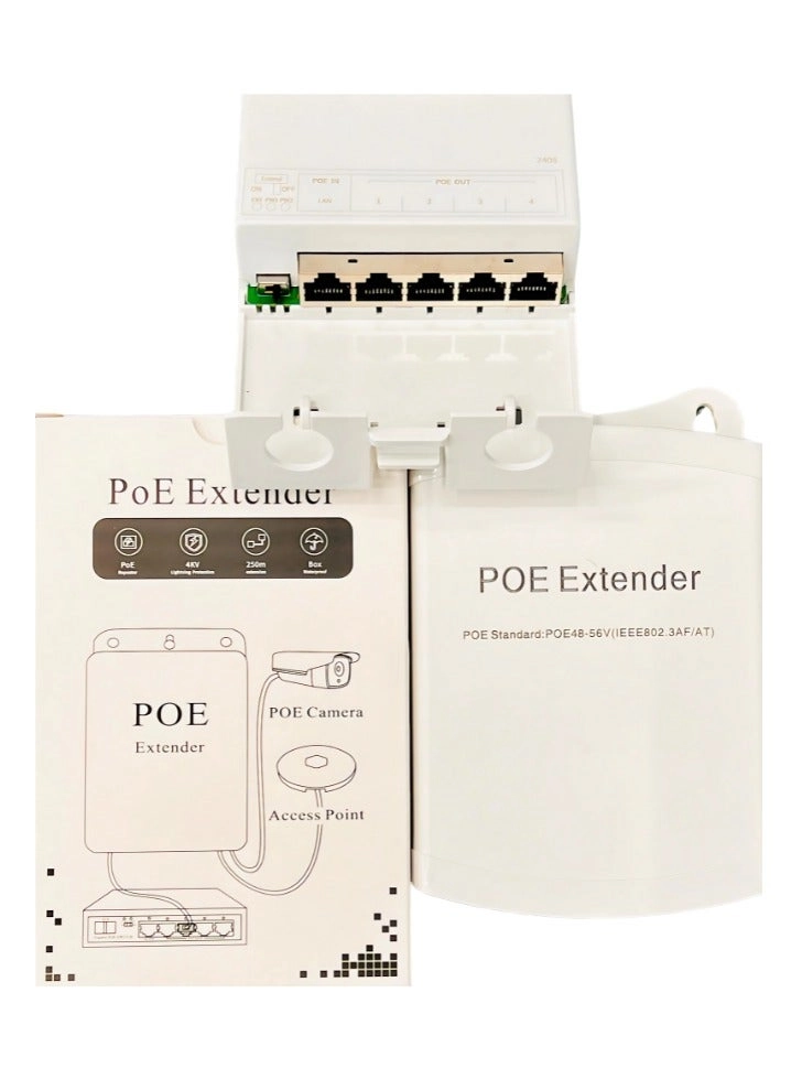 PoE EXTENDER - 48V 30W 4