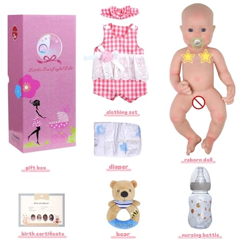 Reborn Baby Doll - 16-Inch Silicone Ages 3+