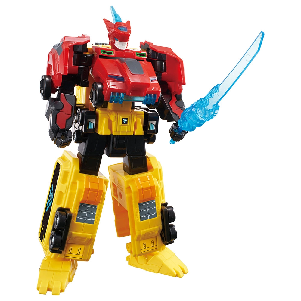 Quantum Heroes Dinoster Raptor Tron - 2 vehicles transforms Pack