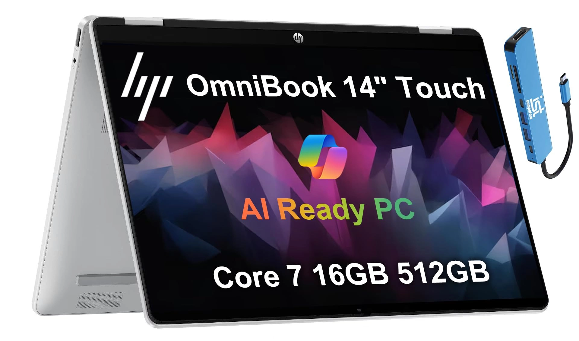 OmniBook 5 Flip B86Q7UA#ABA - 14'' Core 7-150U 16GB DDR5 512GB SSD