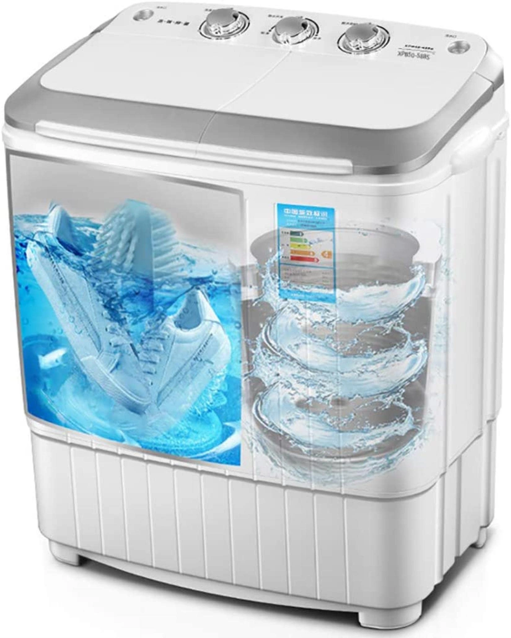 MAHWTF Double Barrel Shoe Washing Machine