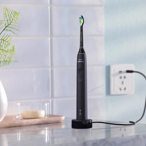 Sonicare 4100 - W2 Optimal White brush head 1pc Slim Travel Case USB Charger