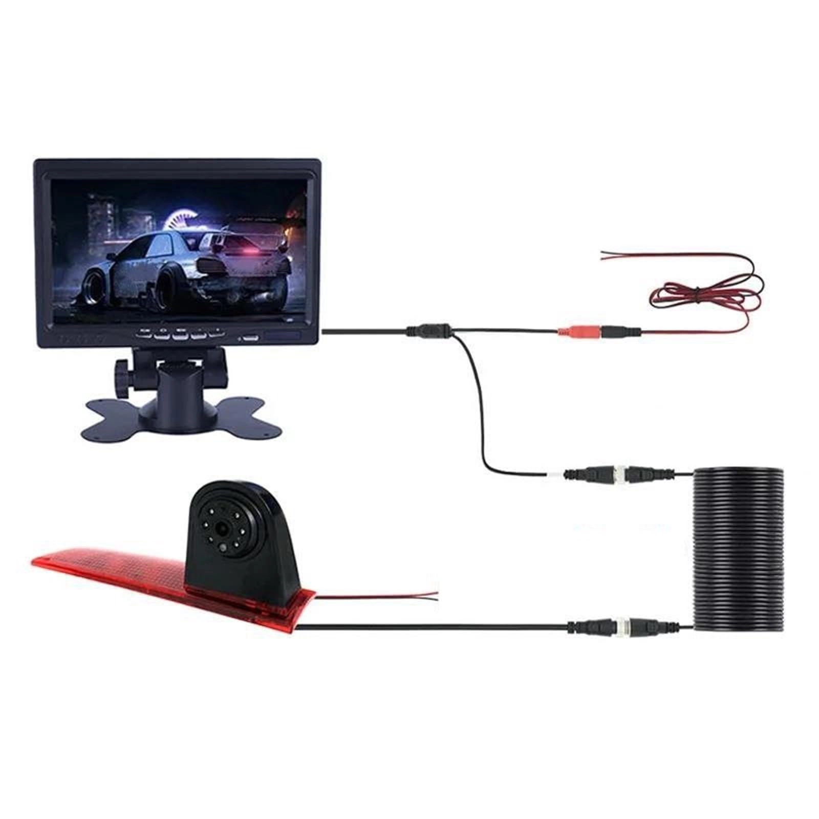 AHD 1080P Brake Light Reverse Camera - Night vision