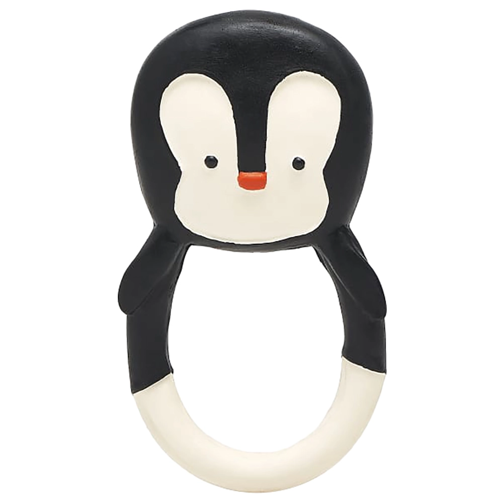 Lanco Nui The Penguin Teether - natural rubber
