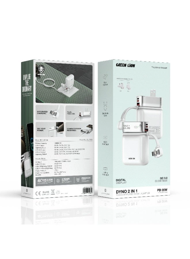 Trave-X - 10000 Watt-hour 22.5 Watt QC 22.5W|PD 20W|Lightning 20W Max