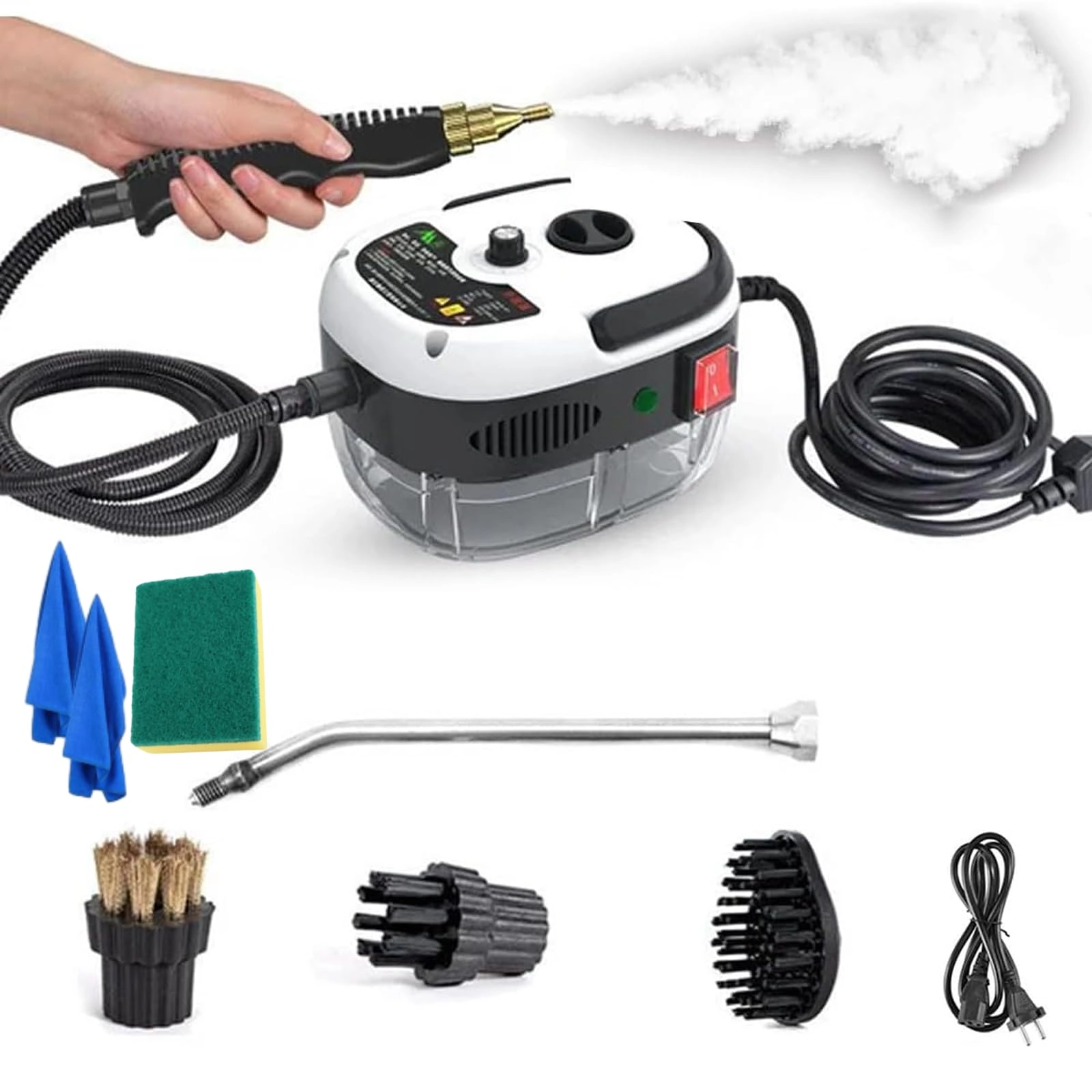 OUGECOOK Handheld High-Temperature Pressurized Steam Cleaner - 3bar 1L