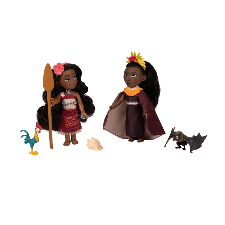 Moana Doll + Maui Doll + Pua Doll + Heihei Doll