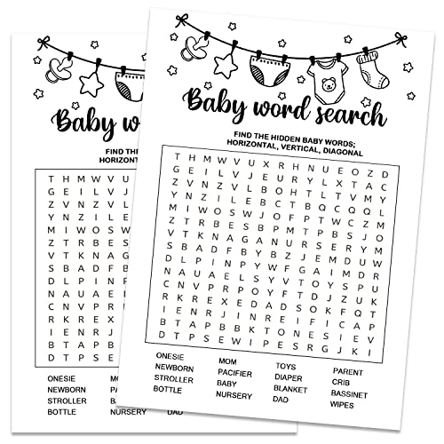 Baby Shower Game - Baby 30 piece(s)