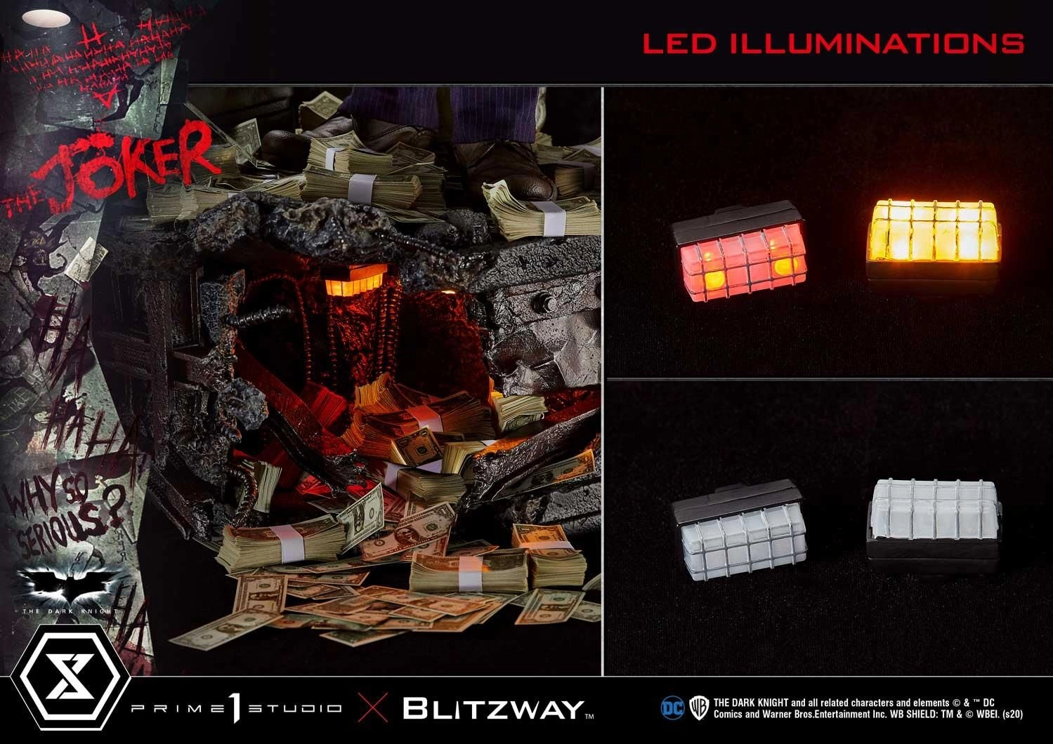 Joker - The Dark Knight Film Statue (72.5 cm)