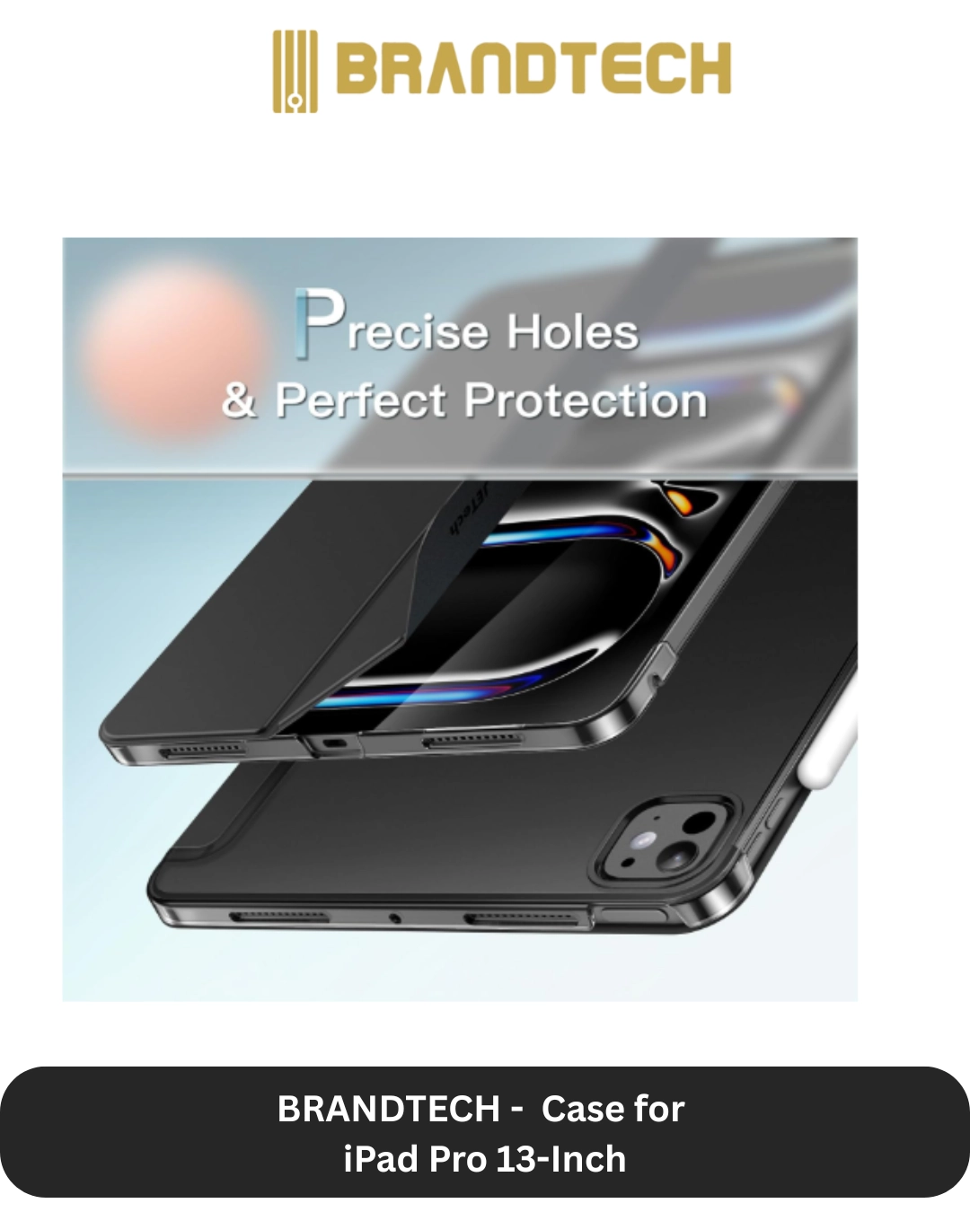 Case with Screen Protector for iPad Pro 13-inch