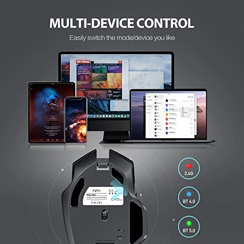 IN9 Tri-mode Wireless Mouse - Wireless