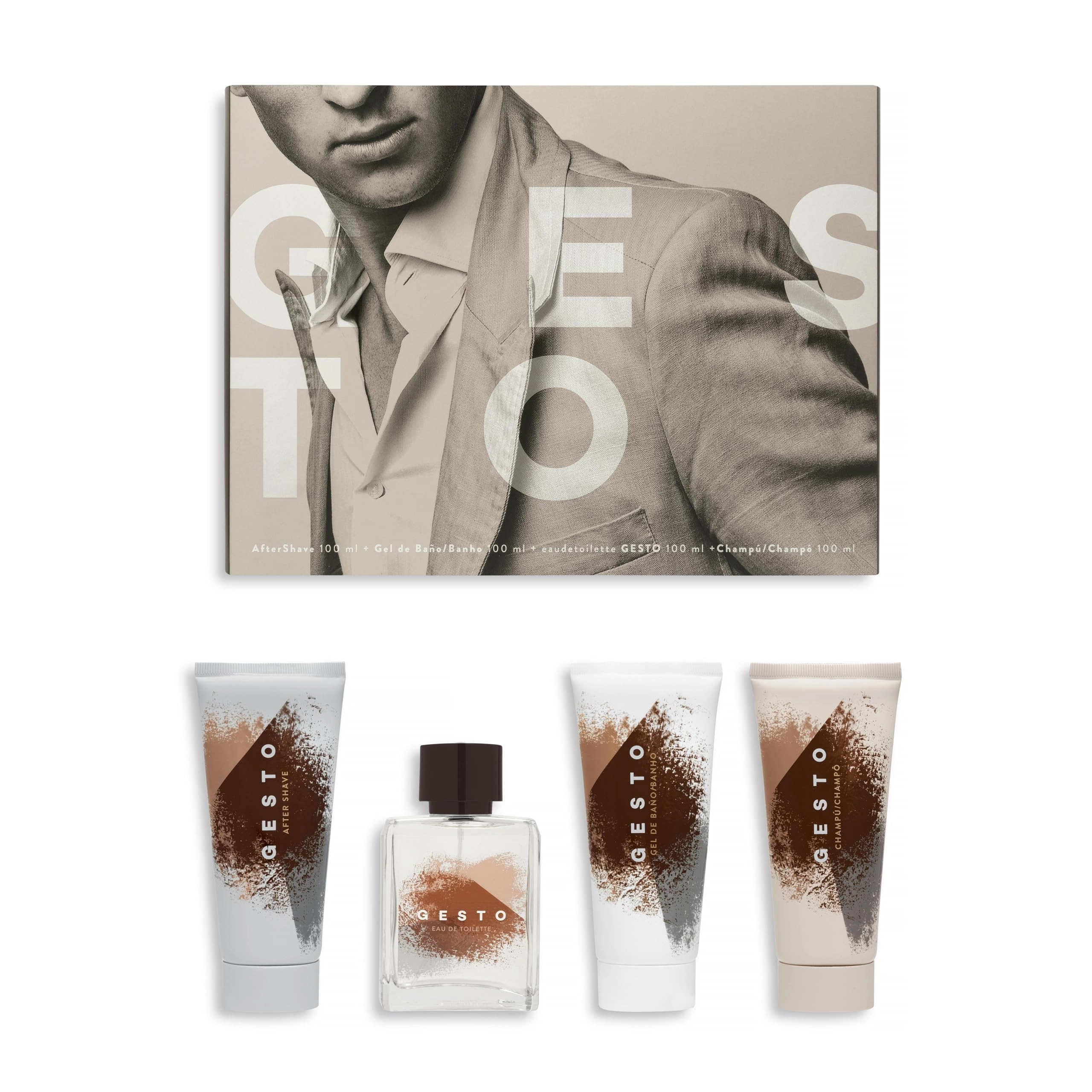 RNB Eau de Toilette Man Gesture + Body Wash + After Shave + Shampoo - 4 piece(s)