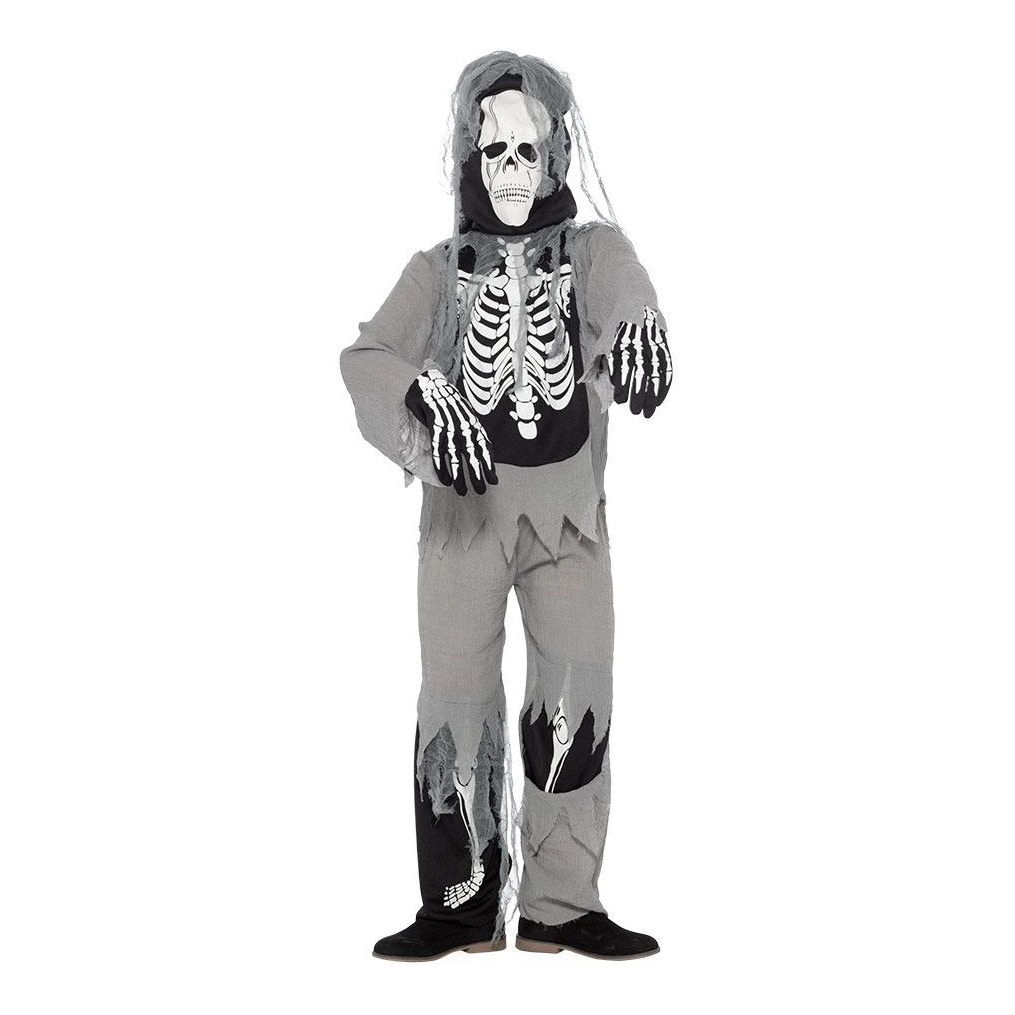 MAD TOYS Ghostly Skeleton Costume - 5-6 Years