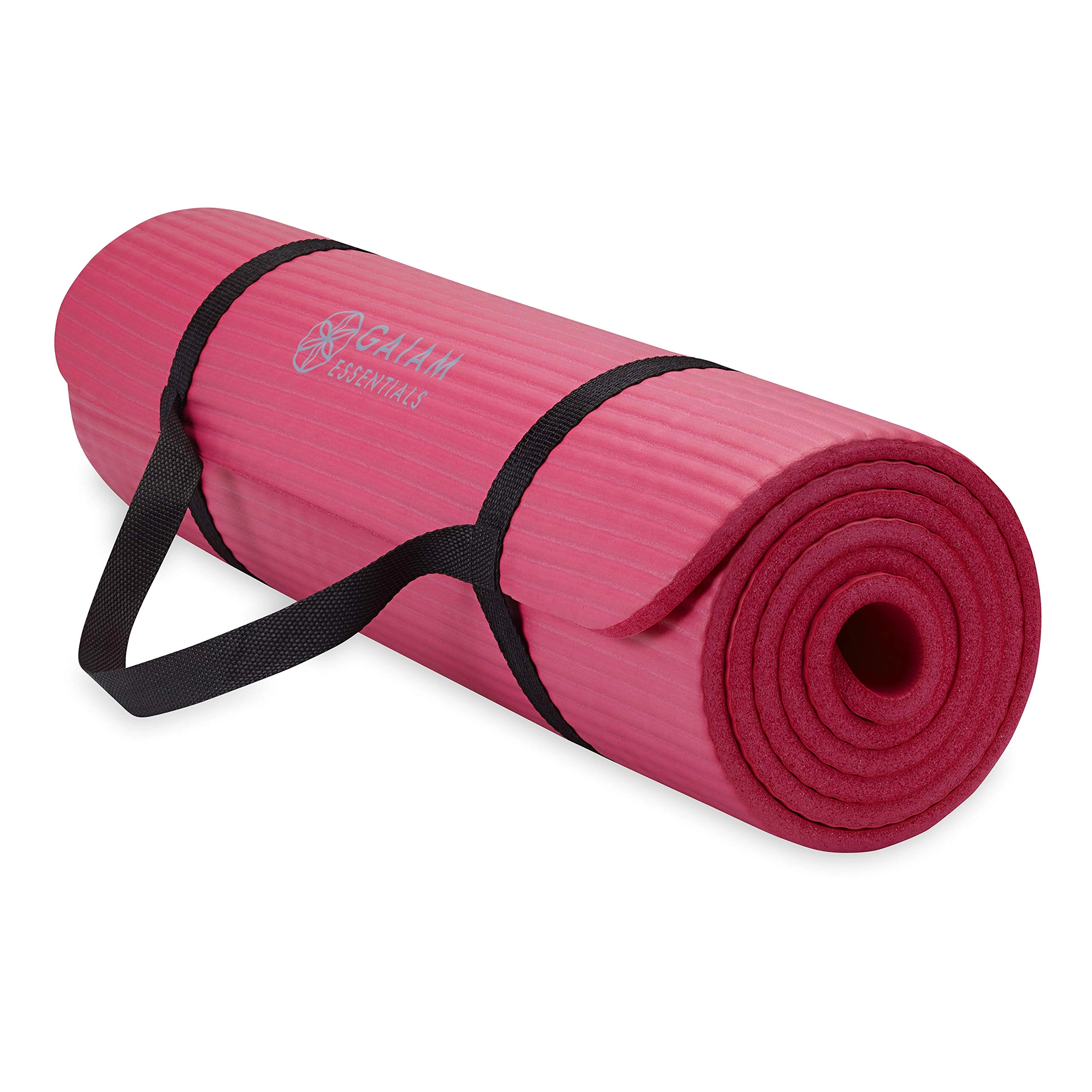 Fit For Life Essentials Thick Yoga Fitness Exercise Mat - Nitrile Butadiene Rubber 10mm