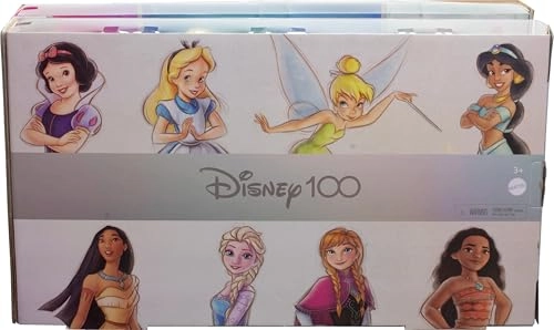 Snow White Fashion Doll + Alice in Wonderland Fashion Doll + Tinker Bell Fashion Doll + Jasmine Fashion Doll + Pocahontas Fashion Doll + Anna Fashion Doll + Elsa Fashion Doll + Moana Fashion Doll