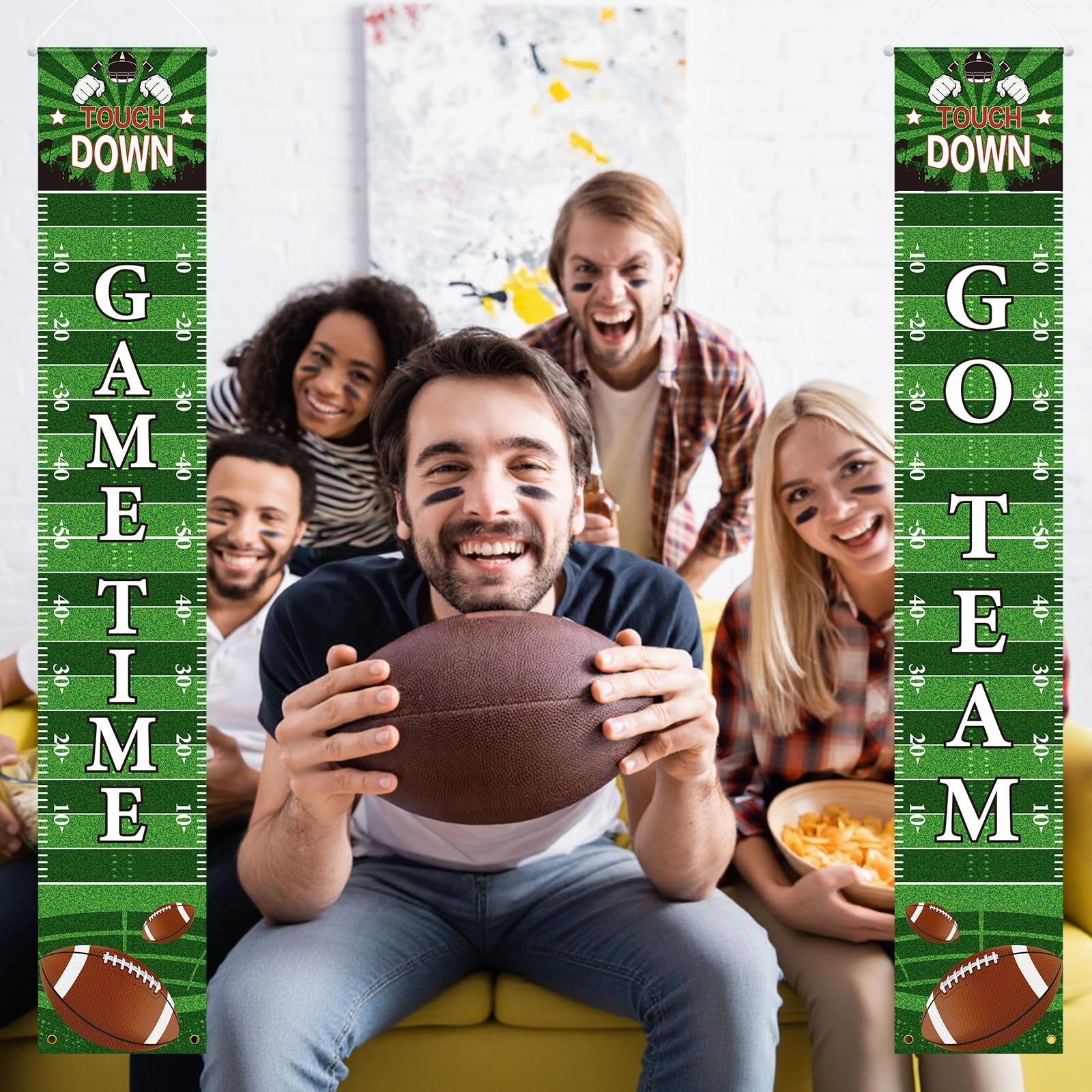 Football Porch Sign - 1 Set Sports Events