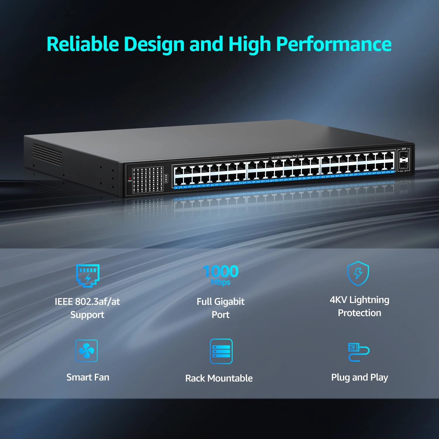 NIC-GS4802P-EU 48-Ports