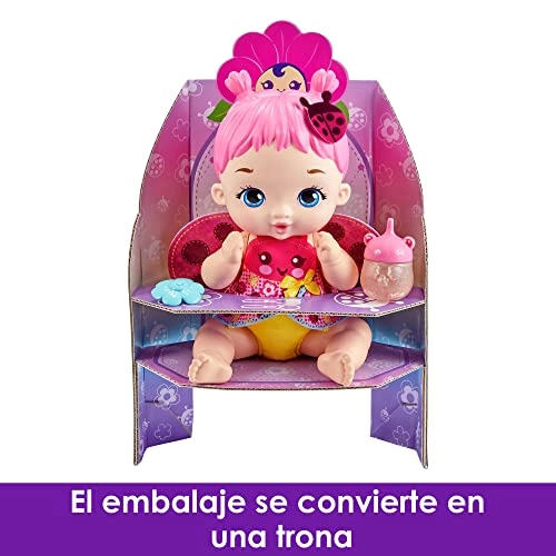 My Garden Baby Feed and Change Ladybug Baby Doll - 12-in Plastic Ages 24 months+