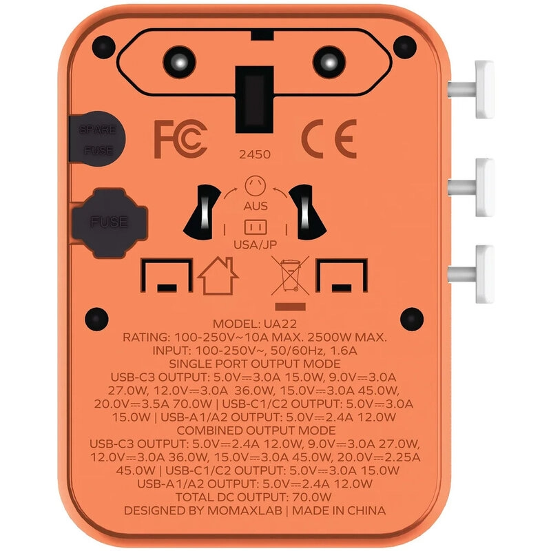 1-World Travel Adaptor - 20W