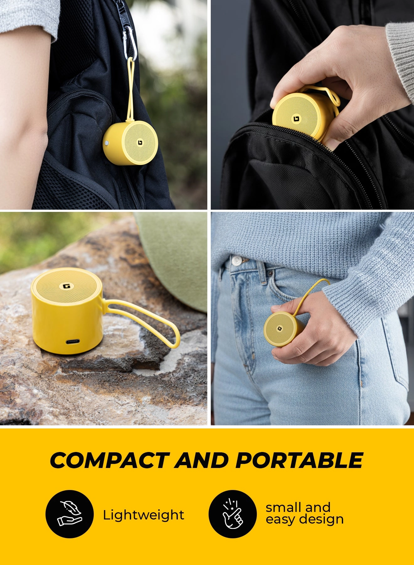 GMS11195 - Mini Portable Bluetooth Speaker