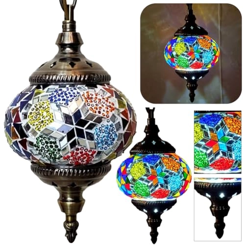 Mediterranean Pendant - E27 Mosaic