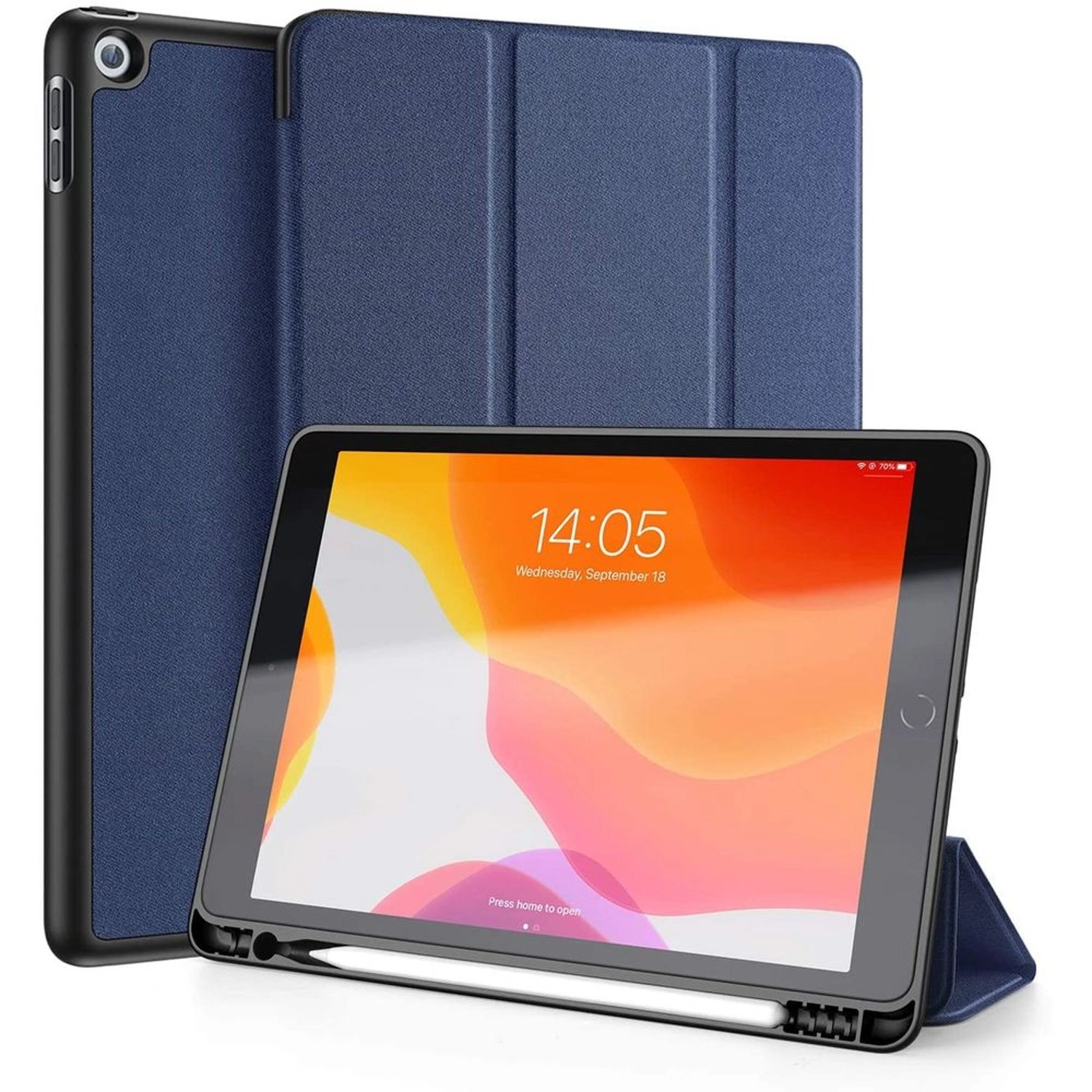 Dux Ducis Trifold Stand Case with Pencil Holder for iPad 7th Generation 10.2-inch (2019)