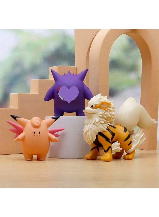 Anime Creature Action Figure Set - (QQ0409) 8 pcs