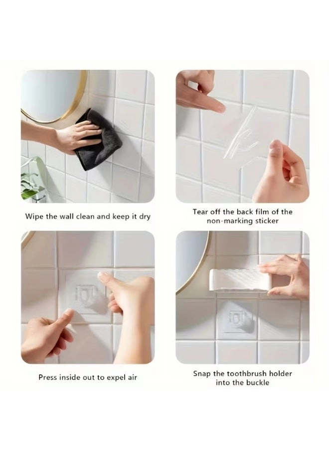 Wall-Mounted Toothbrush Holder