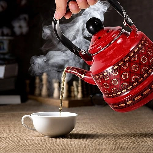 Enamel Tea Kettle - Enamel